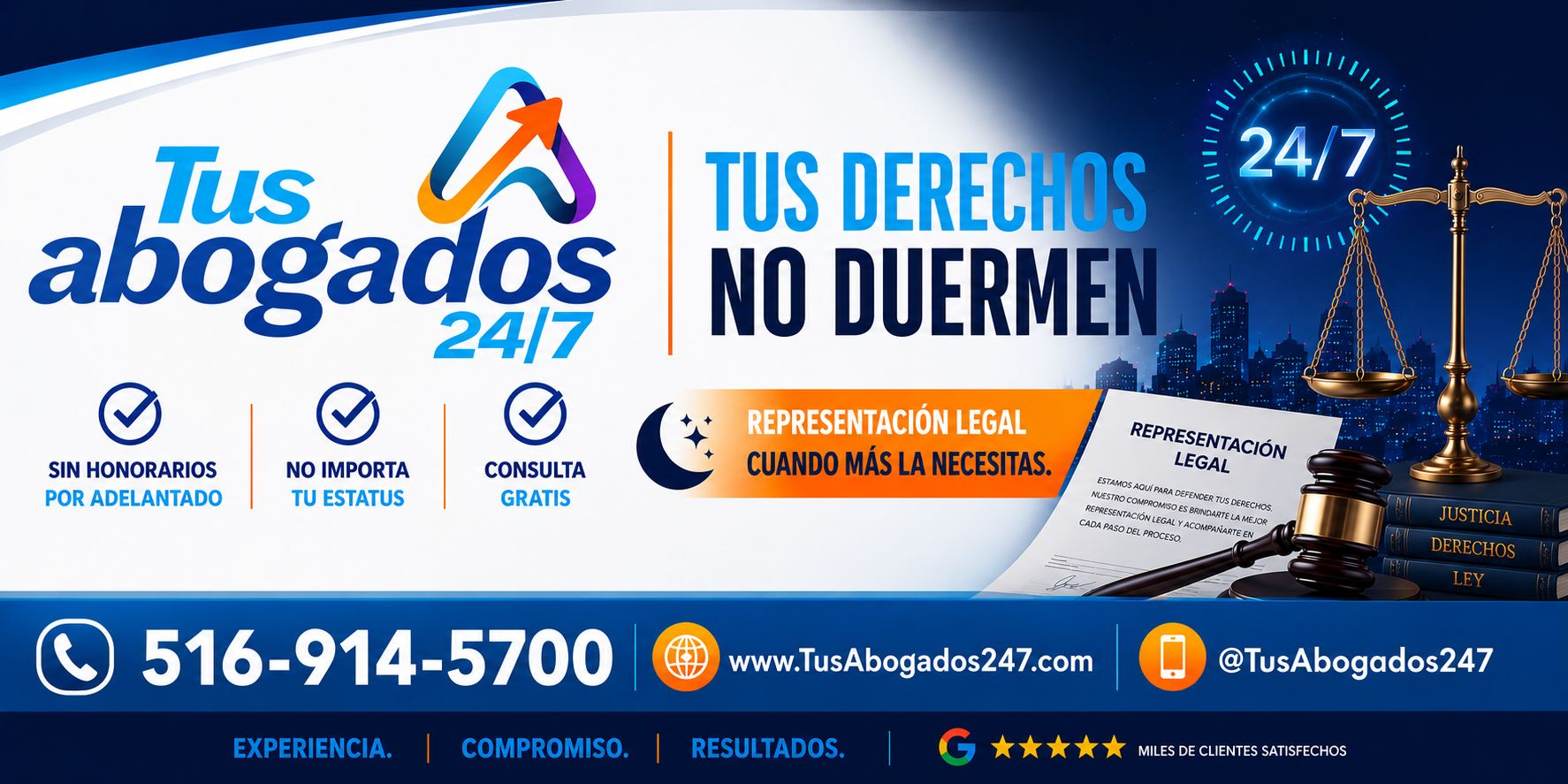Tus Abogados 24/7 - Tus derechos no duermen